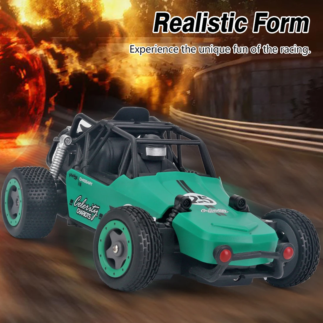JJRC 1:20 2,4G пульт дистанционного управления гоночный автомобиль внедорожник-Q72 зеленый