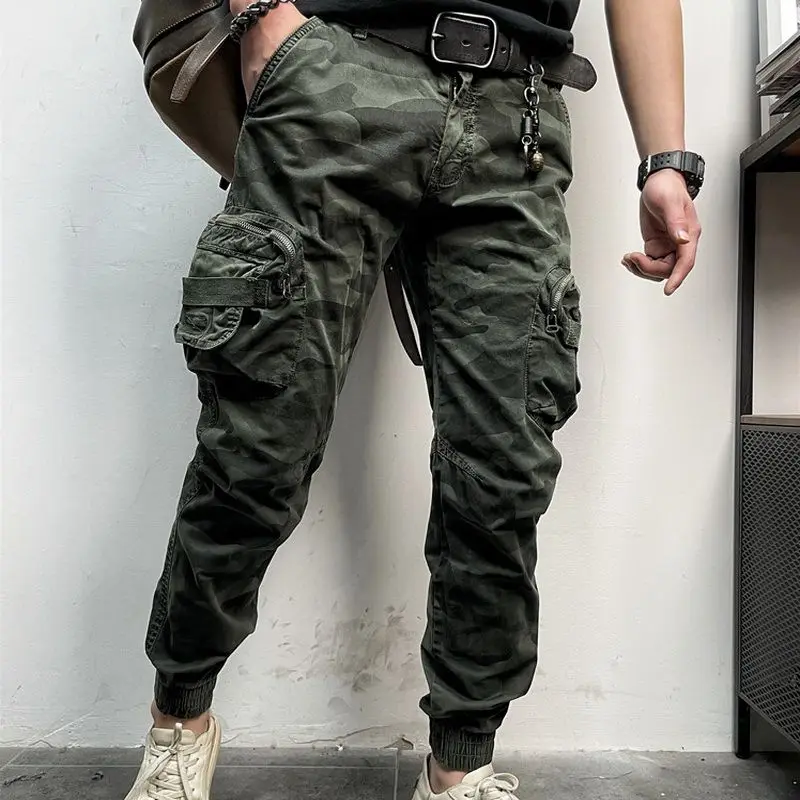 Cargo Pants Men Outdoors Camouflage Pants Multi Pocket Outdoor Sport Speed Casual Trousers men cargo pants