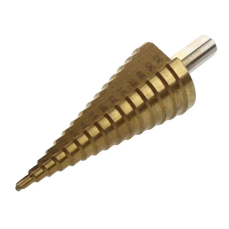 GTBL Set of 3 Drills Cutters Floors Conical HSS steel