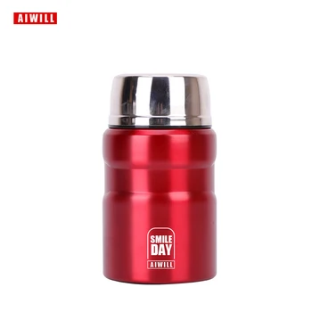 

Double 304 Stainless Steel Thermos Food Jar Soup Containers Large Capacity Vacuum Flasks Portable Lunch Bento Box 600ml