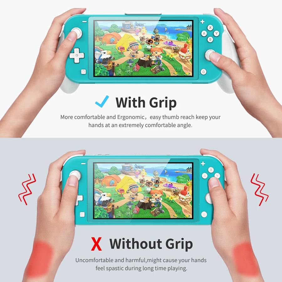 OIVO для Nintendo Switch Lite Ручка Стенд держатель Асимметричный контроллер открытка колес