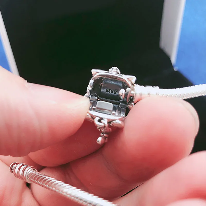 LISM [Wholesale] 925 silver winter new Moments silver butterfly flying bracelet ladies fashion DIY original jewelry
