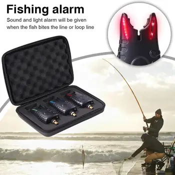 

New Fishing Bite Alarm Delicate Design 3x Adjustable Tone Volume Sensitivity Sound Alert Fishing Bite Alarm with LED