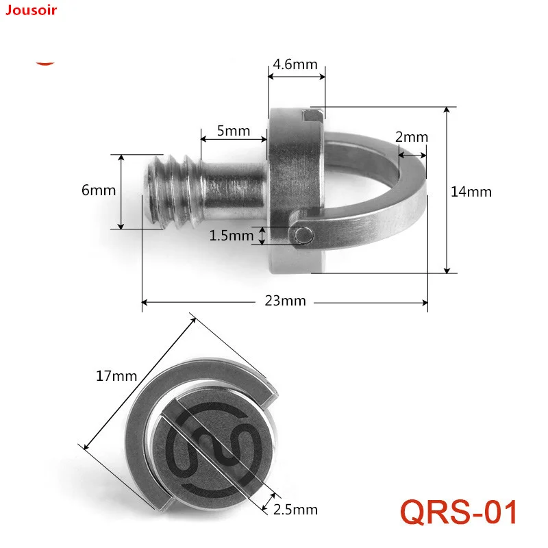 QRS-01* 5 из нержавеющей стали 1/4 крепление для камеры Винт для штатива быстросъемные пластины CD50 T03