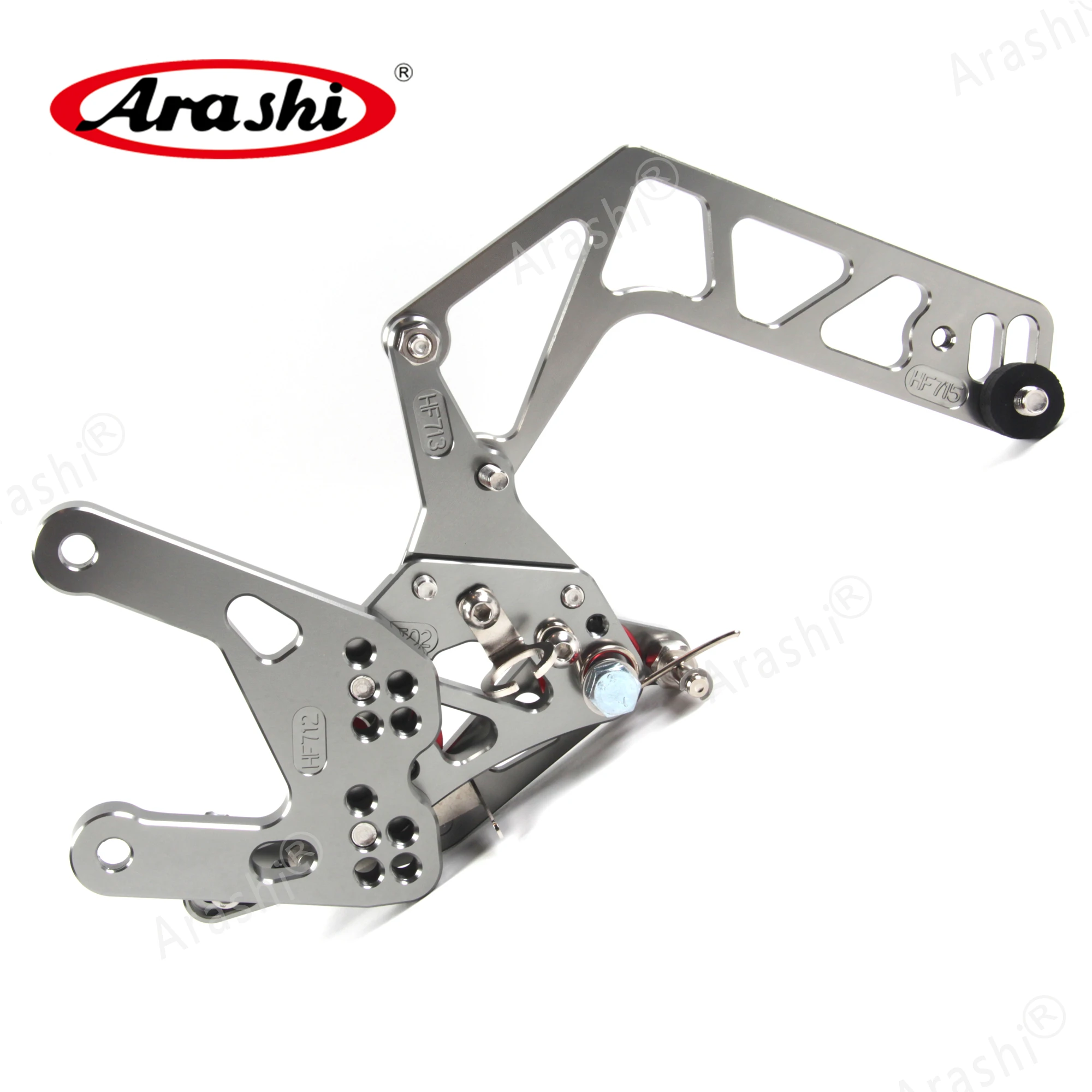 Arashi для YAMAHA YZF R1- ЧПУ Регулируемая подножка подножки Rider задние наборы Rearset R1M R1S RN32 RN 32