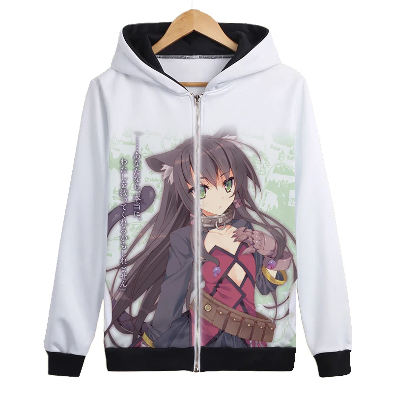 as the picture Аниме Isekai Maou to Shoukan Shoujo no Dorei Majutsu, костюм для косплея, толстовка с капюшоном, ежедневный костюм, карнавал, Хэллоуин - Цвет: as the picture