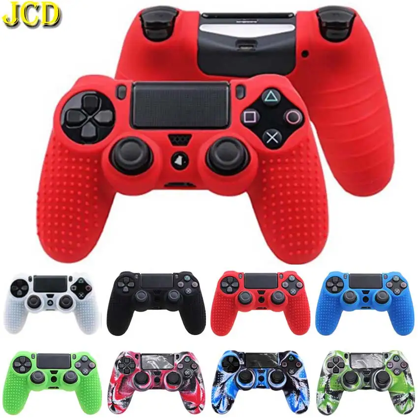 

JCD 1PCS Anti-slip Soft Silicone Cover Protection Case For Playstation 4 PS4 Controller Protective Skin Case For PS4 Pro Slim