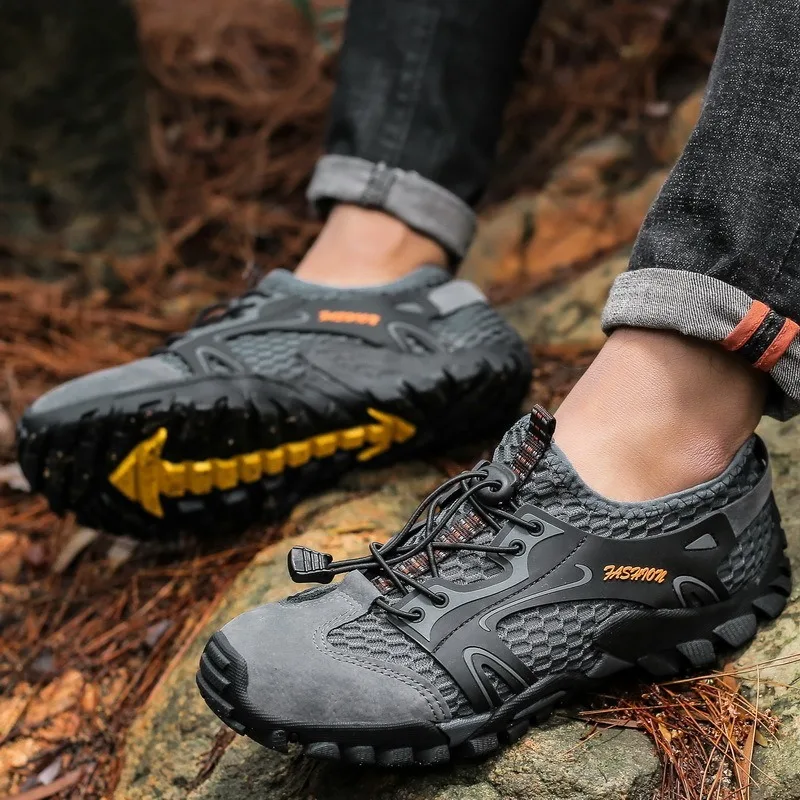 

Summer breathable leisure men water shoes mesh Upsteam outdoor pool beach swim cord stream diving shoes cheap sneakers