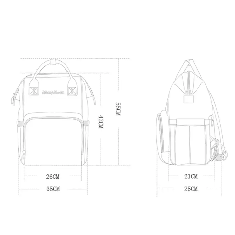 Disney Mochila Bebe Maternidade Baby Diaper Backpack With Usb Diaper Bag Organizer Stroller Waterproof Bag For Stroller Bolsos Aliexpress