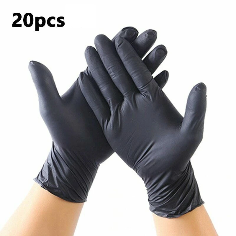 ramp Zeemeeuw verkorten 20PCS Black Disposable Latex Gloves For Household Kitchen Laboratory  Cleaning Gloves Baking /cooking Tools|Household Gloves| - AliExpress