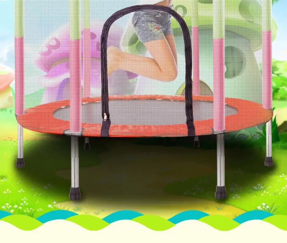 140 см дети Дети Мини батуты круглый корпус подкладка сетка Rebounder уличные