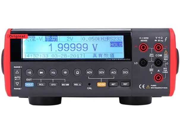 

UT805A Bench Type Digital Multimeter Four and a Half High Accuracy Liquid Crystal Display USB / RS232 Data Transfer