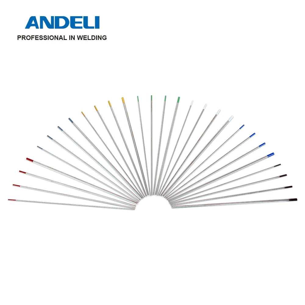 Tungsten Electrodes 1.0 1.6 2.0 2.4 3.0 3.2 4.0mm WT20 WC20 WL20 WL15 WZ8 WP WY20 WR20 Tig Rods