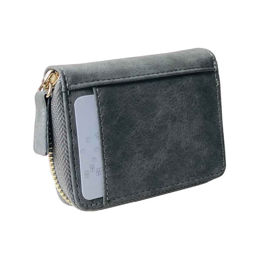 Aelicy 2019 Short Wallets Men's And Women's Fashion Multi-card Organ Card Bag Creative Sand Leather Wallet | Багаж и сумки