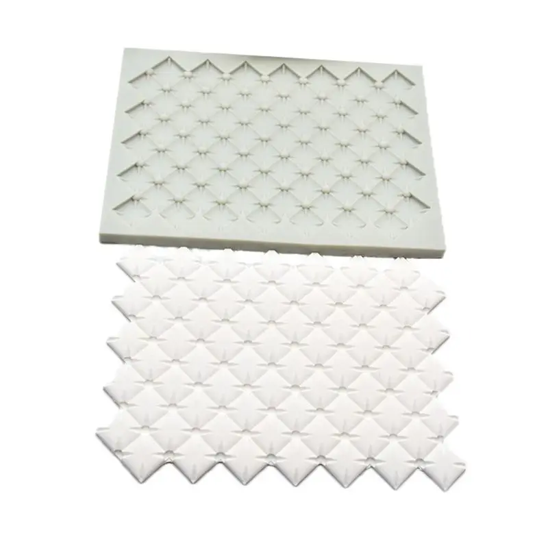 

DIY Baking Tools 3D Gypsophila Diamond Square for Decorating, Sugarpaste for kitchen accessories