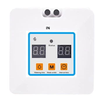 

Automatic Watering System,DIY Mini Automatic Drip Irrigation Kit with TimerUSB Power Operation Vacation Plant Watering