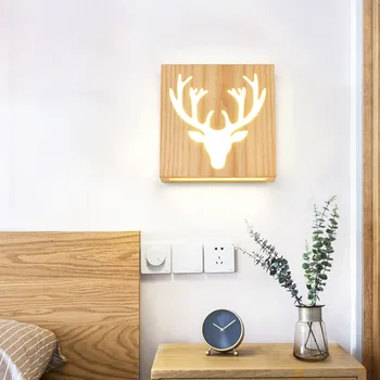 

Japan deco maison industrial decor crystal aisle dining room bedside lampara pared monkey lamp