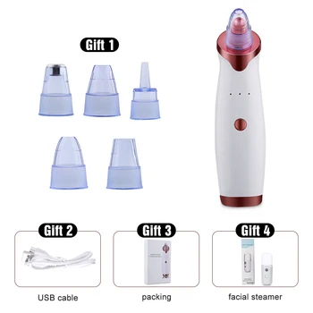 

Blackhead Remover Vacuum Pore Cleaner Electric Nose Face Deep Cleansing Skin Care Machine Birthday Gift Dropshipping Beauty Tool