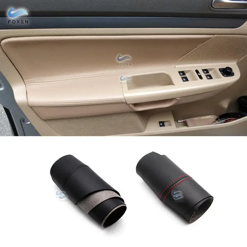 LHD для VW Golf 5 Jetta 2005 2006 2007 2008 2009 2010 из микрофибры кожа интерьер двери автомобиля