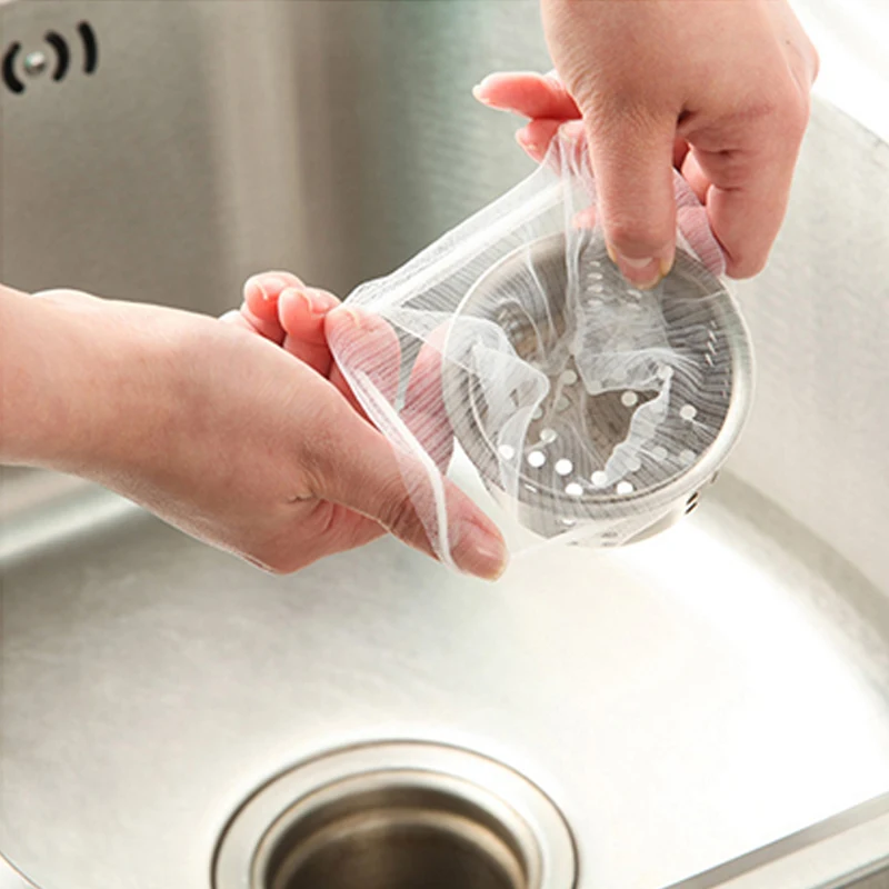 

100 Pieces Of Sink Filter Residue Portable Pool Leaking Filter Bucket Garbage Bag Kitchen Supplies Filter Home Accessories