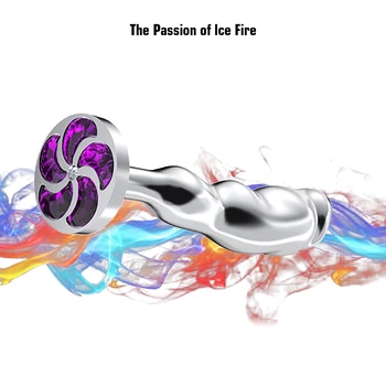 Big Crystal Anal Toys Butt Plug Stainless Steel Anal Plug Sex Toys for Women Adult Sex Products Plug Anal Beads 5