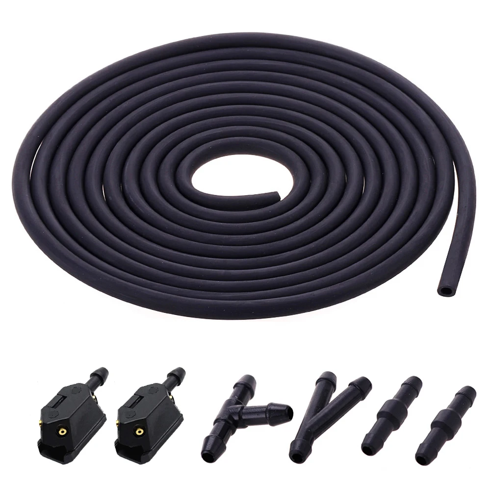 Adjusted 4 Way Car Universal Mounted Onto 8/9mm Arm Windscreen Washer Wiper Blade Water Spray