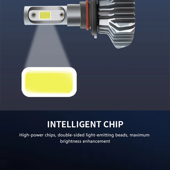 H7 светодиодный головной светильник h4 Led COB h11 h1 h3 9005 hb3 9006 hb4 налобный фонарь Hi-Lo луч авто налобный светильник 12 в 100 Вт 6000 К 2 шт