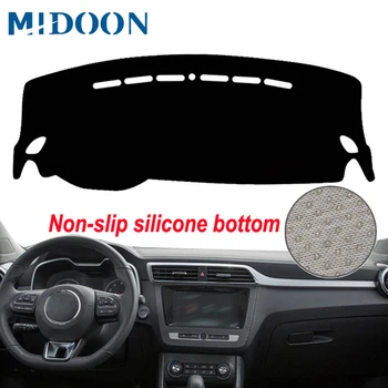 

MIDOON Car Dashboard Cover Silicone Non-Slip Carpet Anti-UV For MG ZS Dash Mat Dash Pad Sun Shade DashMat Car Styling Protector