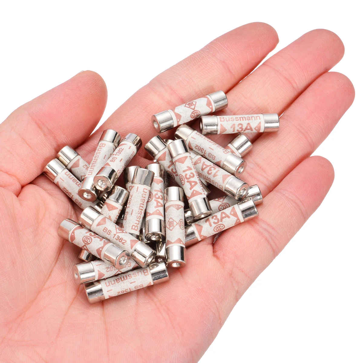 25pcs/set 13A Domestic Fuses Plug Top Household Mains 13 AMP the