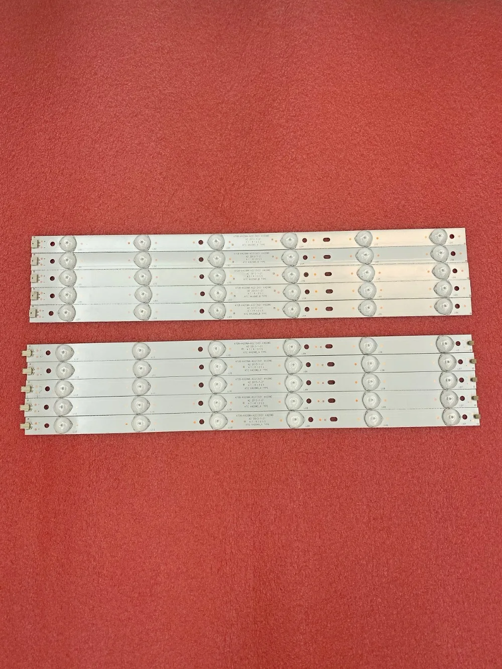 Новый 5 комплектов = 50 шт. светодиодный фонарь для LE42D31 42D59EDS 4708-K420WA-A2213V01 K420WD_A B |