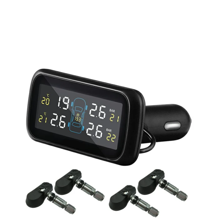 Автомобильная Беспроводная система контроля давления в шинах TPMS с 4 внутренними датчиками U903Z F-Best