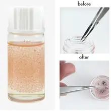 

1pc Eyelash Tweezers Cleaner Quickly Remove Residual Accesories Cleaner Eyelash Grafting Color Glue Makeup Tweezers Random