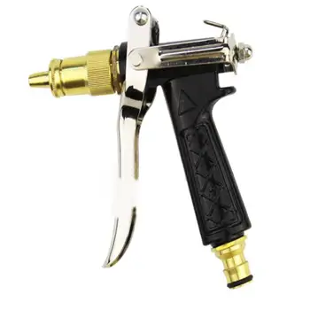 

1Pc Metal Hose Nozzle High Pressure Garden Auto Car Washing Water Gun Sprayer Adjustable Copper Hose Spray Nozzle Gun Plant Care