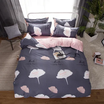 

Linen Quilt Quilt Two Denim Dormitory Bedding Three-Piece Suit Girls Single Bedding Kit