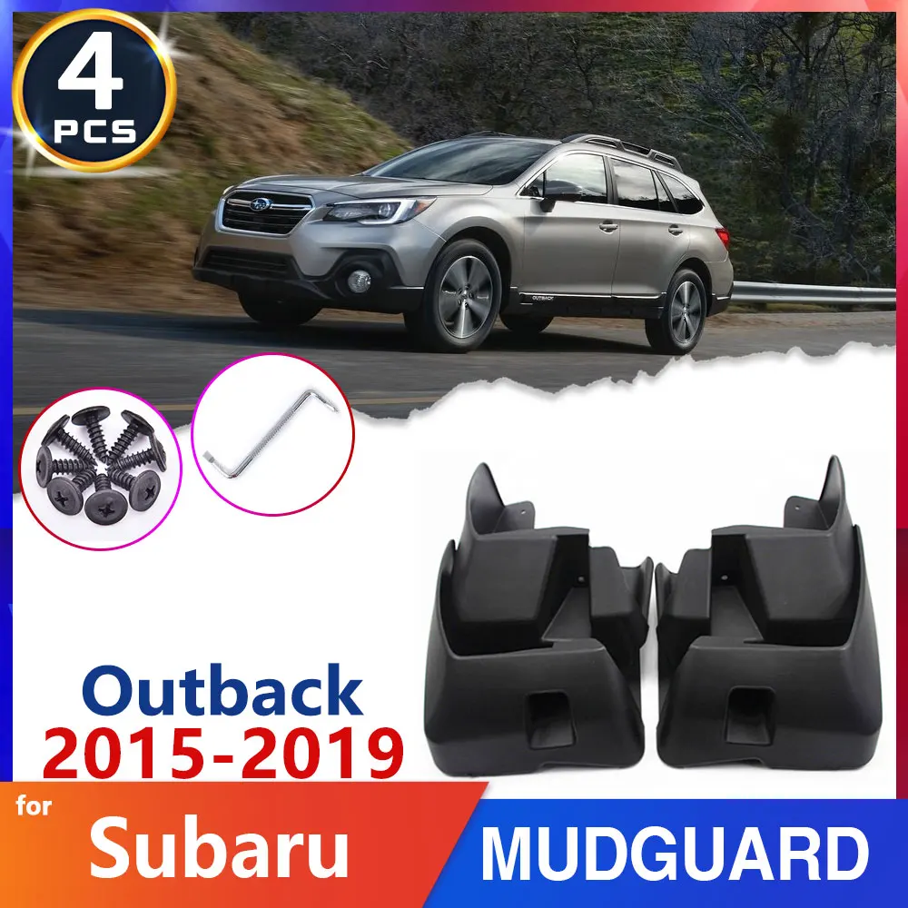 Автомобиль-грязи-клапаном Fender Брызговики для Subaru Outback 2015 2016 2017 2018 2019 5th Gen 5