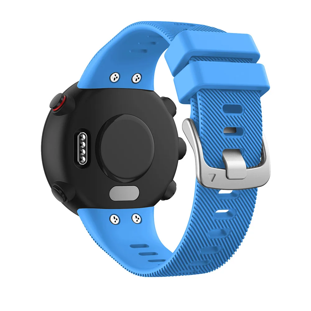 Силиконовый браслет для Garmin Forerunner 45 S, спортивный сменный ремешок для часов Garmin Forerunner 45, умный ремешок для часов