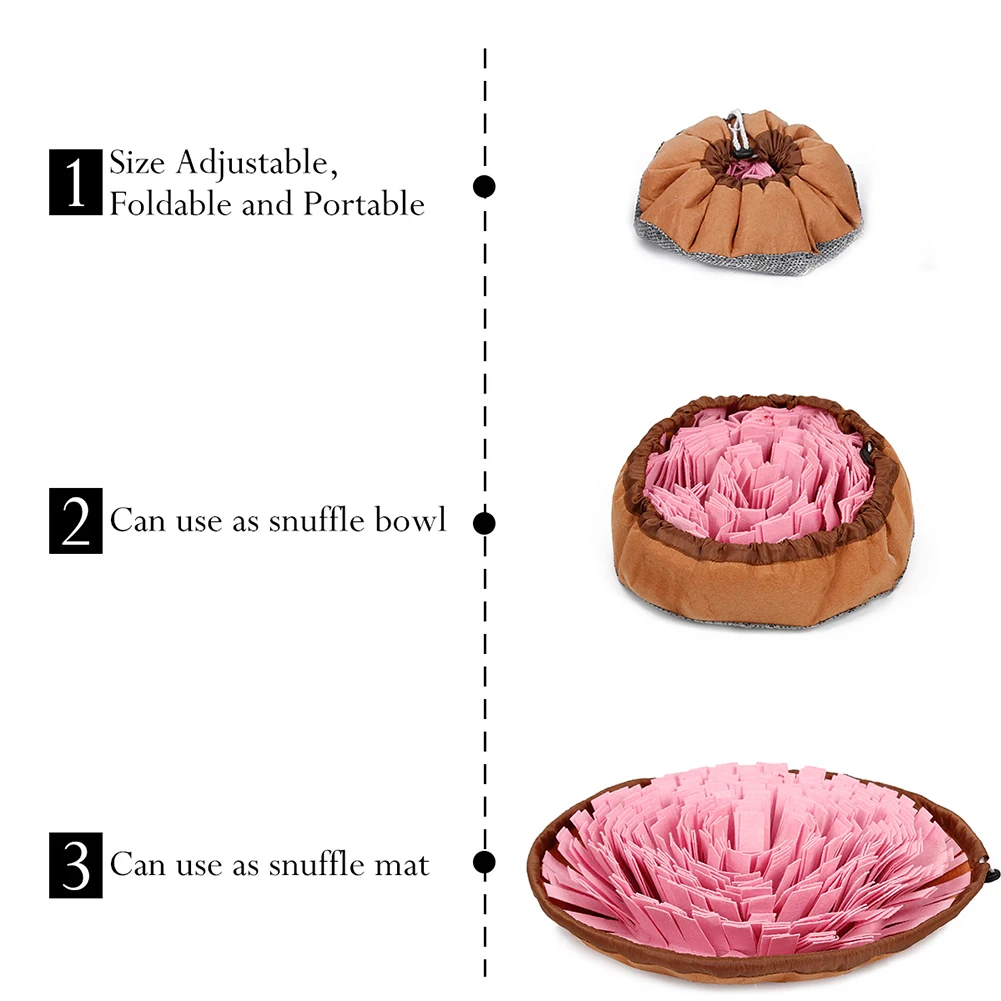 Собака, обучение обонятельные коврик Еда медленно Кормление снять стресс ПЭТ Одеяло игрушка