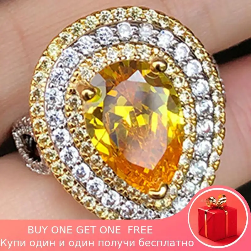 

NOT FAKE 9*13mm pear Cut S925 Sterling Silver Ring SONA Diamond solitaire Fine Ring citrine sapphire amethyst ruby