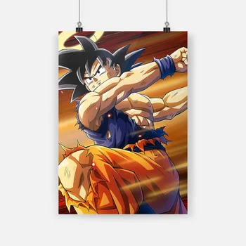 

Goku dragon ball anime canvas painting decor wall art pictures bedroom study home living room decoration prints poster