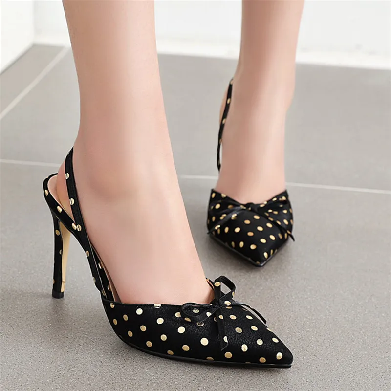 polka dot pumps womens shoes