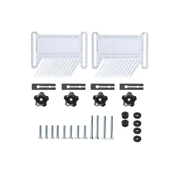 

1 Pair Multipurpose Wood Feather Loc Plate Set Engraving Machine Featherboards