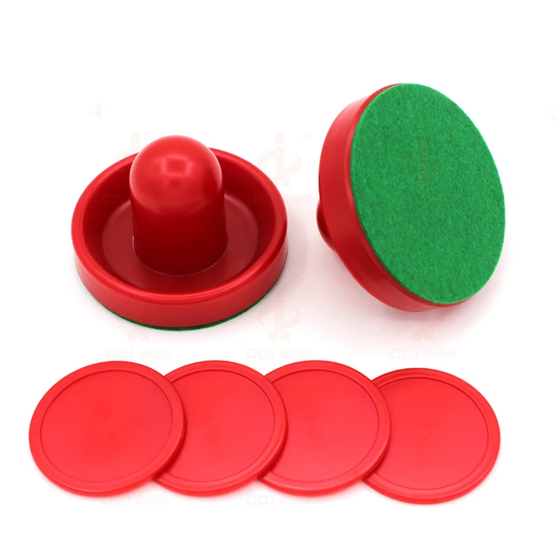 ABS Air Hockey Set Home Table Game 2-Pucks 4-Slider Pusher 60mm Flannelette