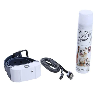 

1Set Rechargeable Citronella Dog Collar Training Anti Bark Stop Barking Spray Mist Pet Remote Control