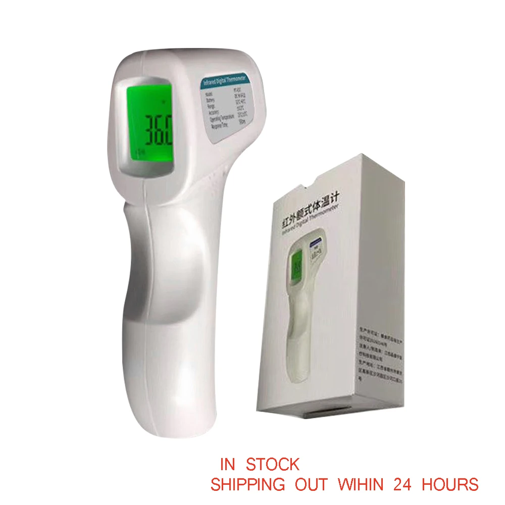

Fast Shipping Forehead Thermometer Non-Contact Infrared Electronic Body Temperature Fever Digital Measure Tool For Baby Adult