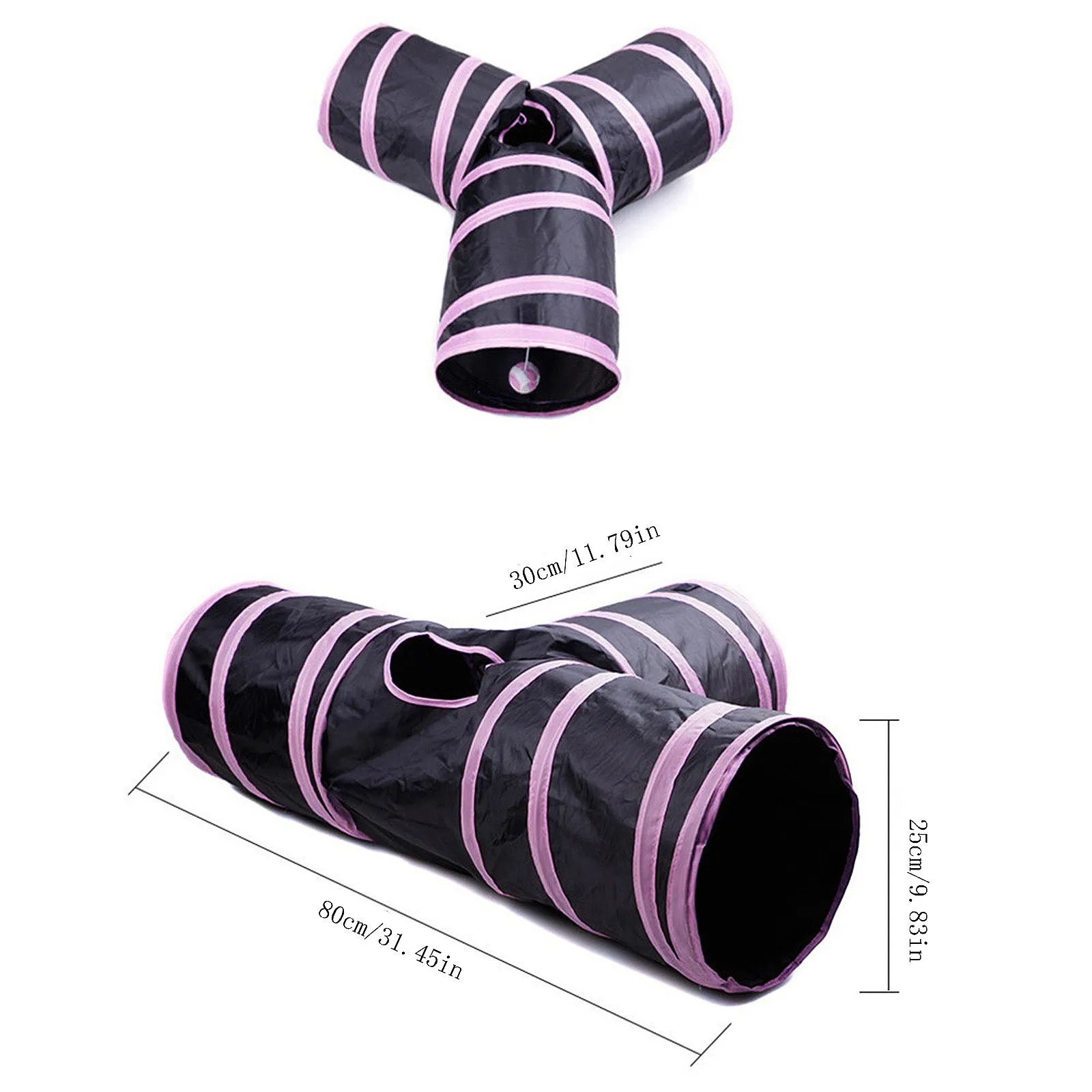 Porous Holes Pet Cat Tunnel Funny Toys For Cats Foldable Cat Toys Interactive Cat Rabbit Animal Play Games Tunnel Chat Pet Tool 