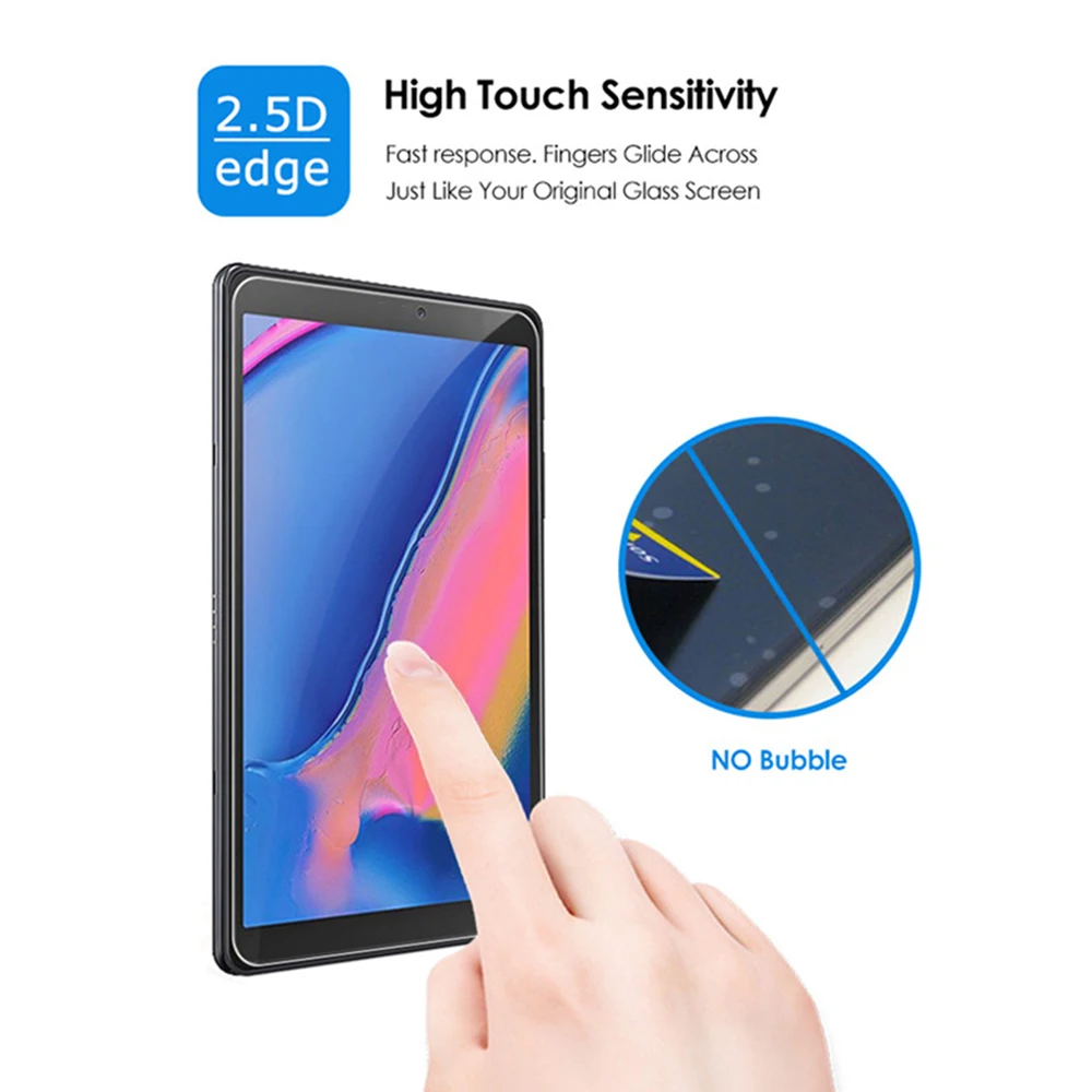 Высокая прозрачность 2.5D Закаленное стекло пленка 9H протектор экрана планшета против царапин для samsung Galaxy Tab A 10,1 T510 T515
