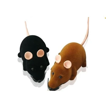 

RC Mouse Cat Toys Wireless Remote Control Rat Interesting Toy for Pet Cat Kitten E2S