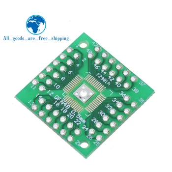 

5Pcs HTQFP QFN48 to DIP48 QFN44 0.5mm QFP48 QFP44 PQFP LQFP Adapter Plate