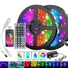 

5/10/20m LED Strip Light USB Bluetooth RGB 5050 5V Flexible LED Lamp Tape Ribbon RGB TV Desktop Screen BackLight Diode Tape