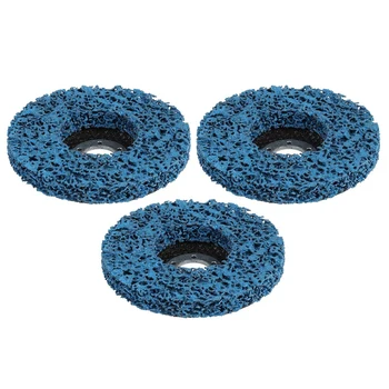 

3Pcs 115mm 4.5Inch Poly Strip Wheel Discs Paint Rust Remover Abrasive Angle Grinder